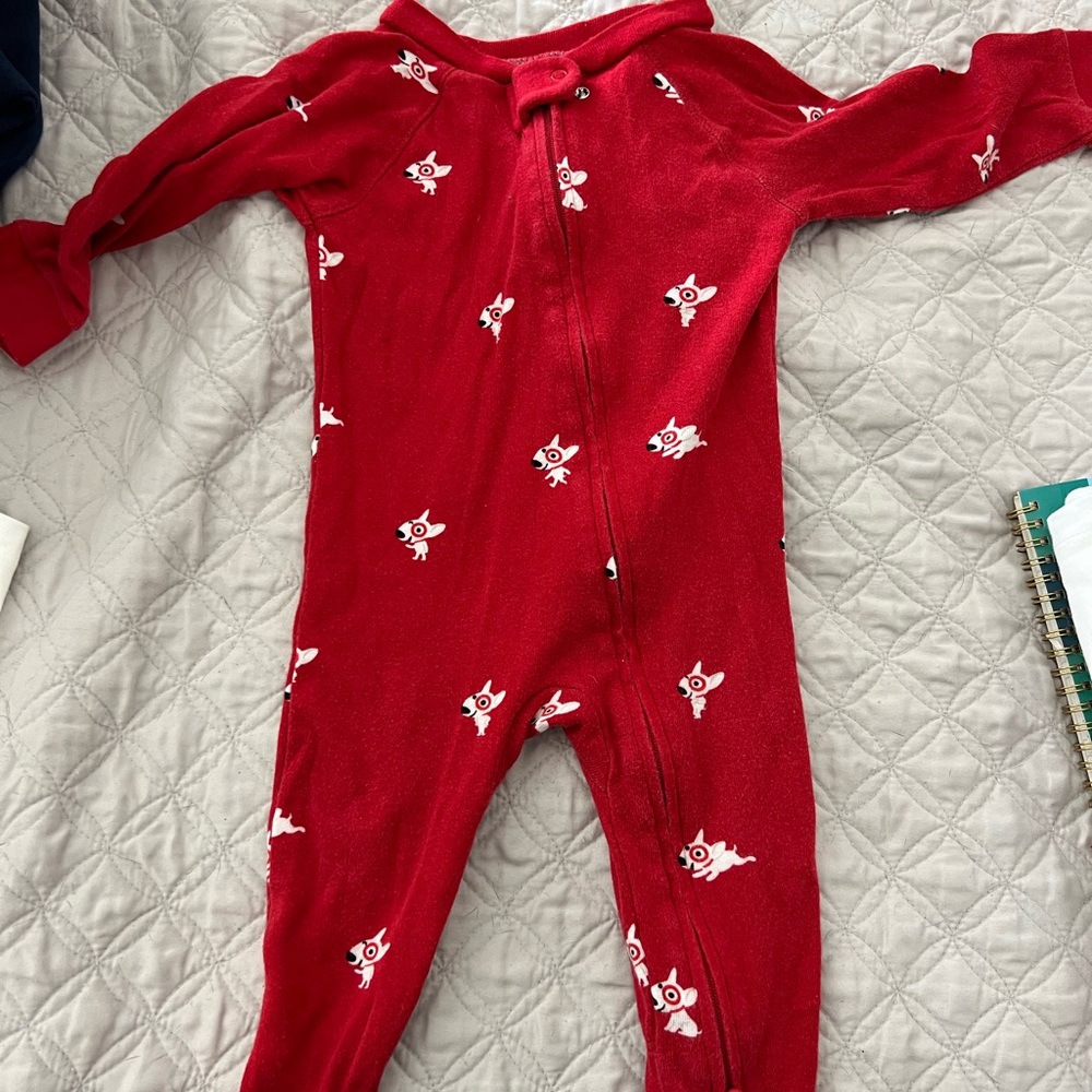 Target Spot baby footie pajama